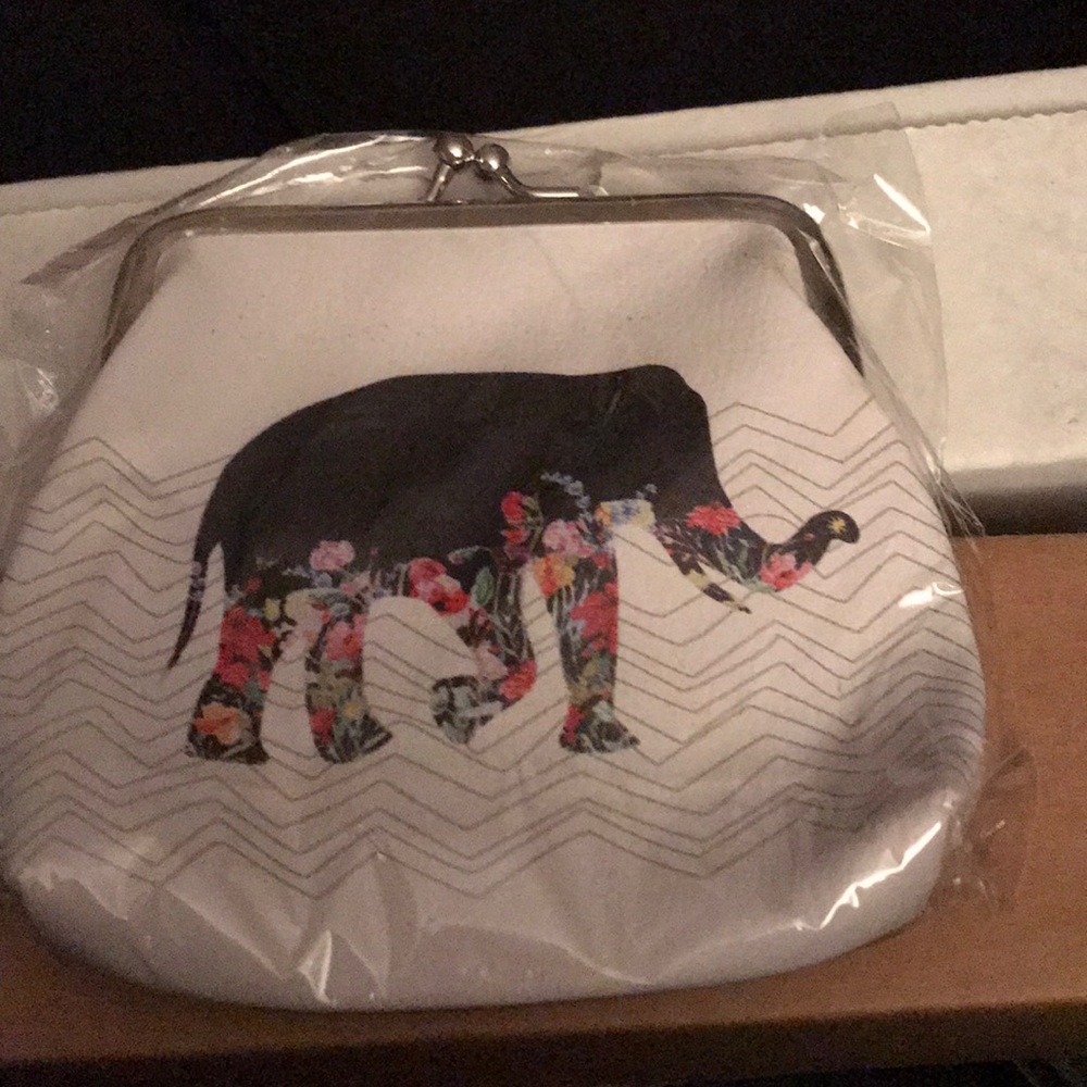 Elephant change purse